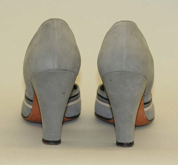 Pumps, Delman (American, founded 1919), leather, American