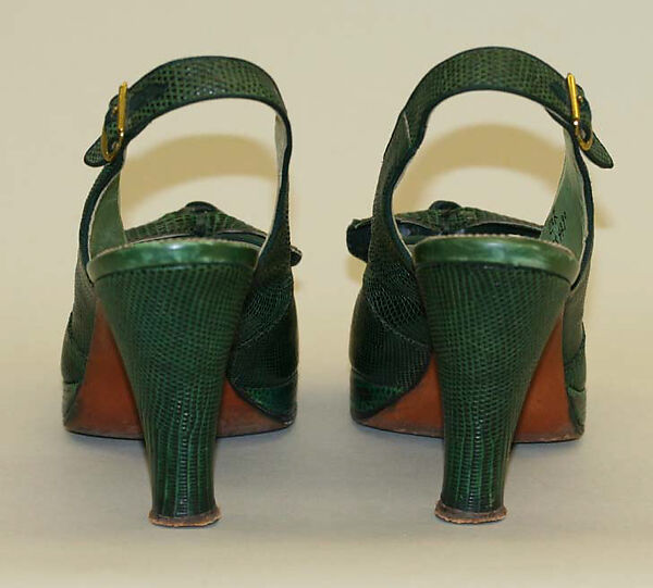 Accessory set, Dominick LaValle, snakeskin, leather, American