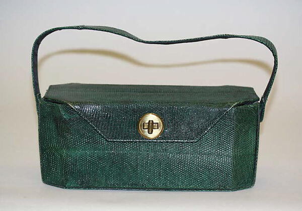 Accessory set, Dominick LaValle, snakeskin, leather, American