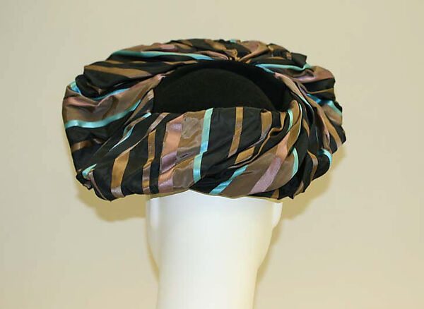 Accessory set, Dominick LaValle, suede, silk, American