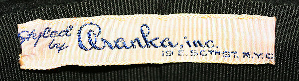 Accessory set, Dominick LaValle, suede, silk, American