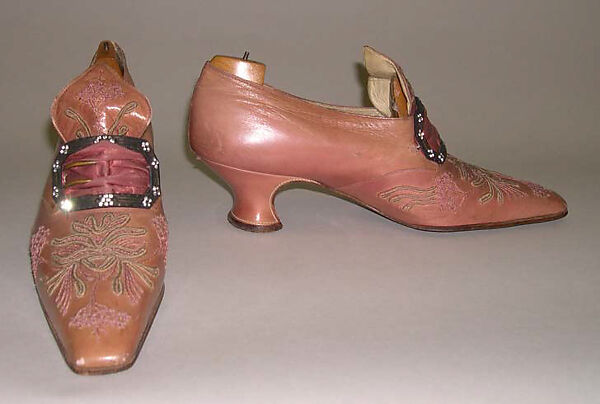 Shoes, Hellstern and Sons (French), leather, French 