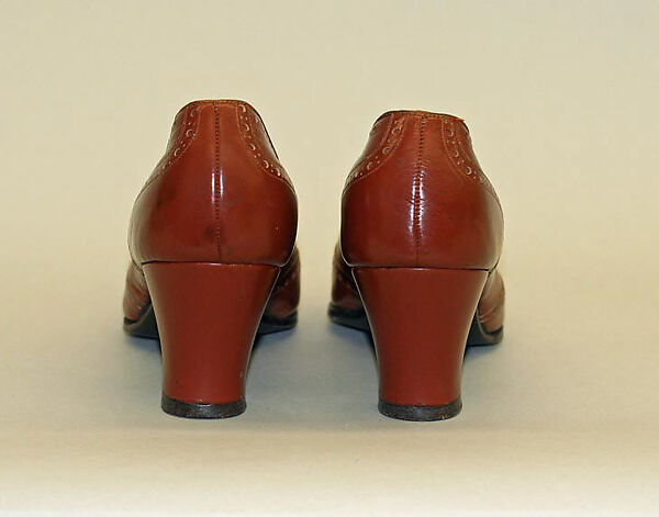 Shoes, Mazane (American), leather, American