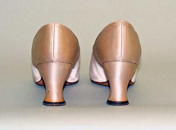 Evening pumps, Nancy Haggerty (American), silk, metal glass, American