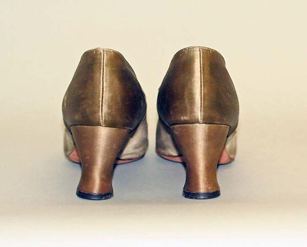 Evening shoes, Nancy Haggerty (American), silk, glass, metal, American