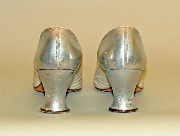 Evening shoes, Peal &amp; Co., Ltd. (British), leather, silk, British