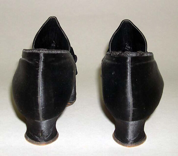 Pumps, Pierre Yantorny (Italian, 1874–1936), silk, leather, French