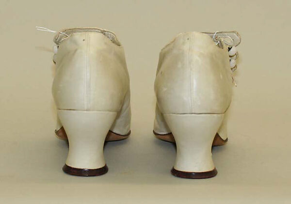 Shoes, leather, probably American