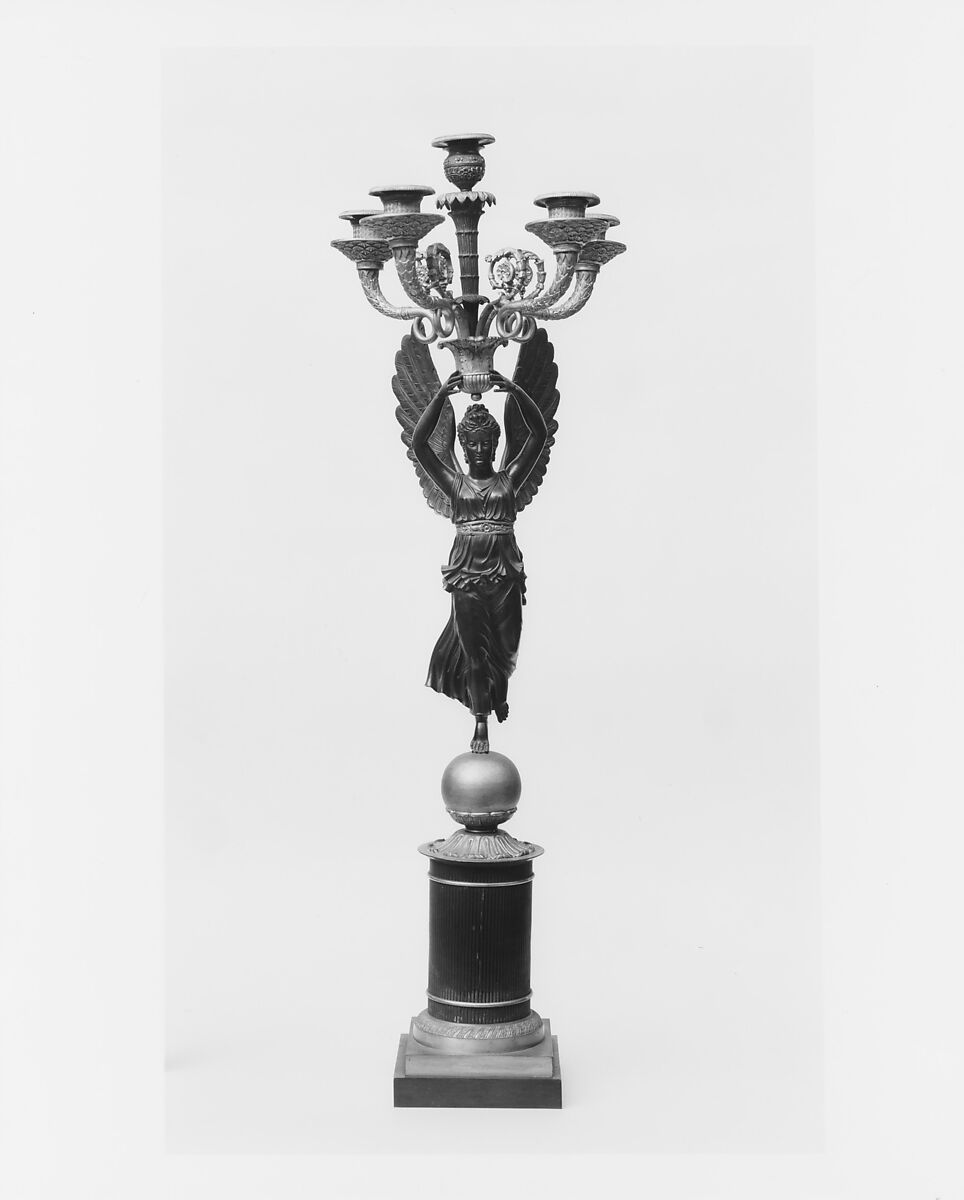 Candelabrum, Gilt bronze 