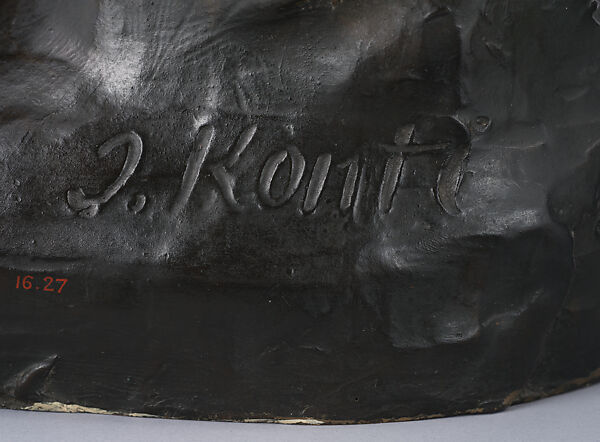 Genius of Immortality, Isidore Konti (Hungarian, Vienna 1862–1938 Yonkers, New York), Bronze, American