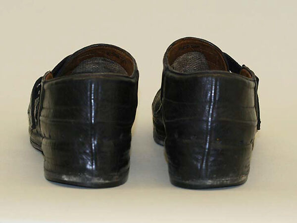 Shoes, leather, American