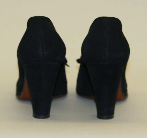 Pumps, M. Wolf Sons, Inc., leather, rayon, elastic, American