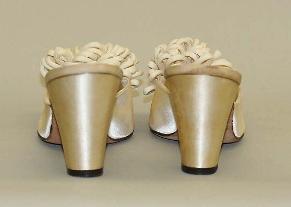 Mules, Jerro Brothers (American), rayon, leather, American