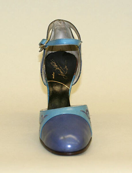 Shoes, Morris Wolock &amp; Co., leather, metal, American