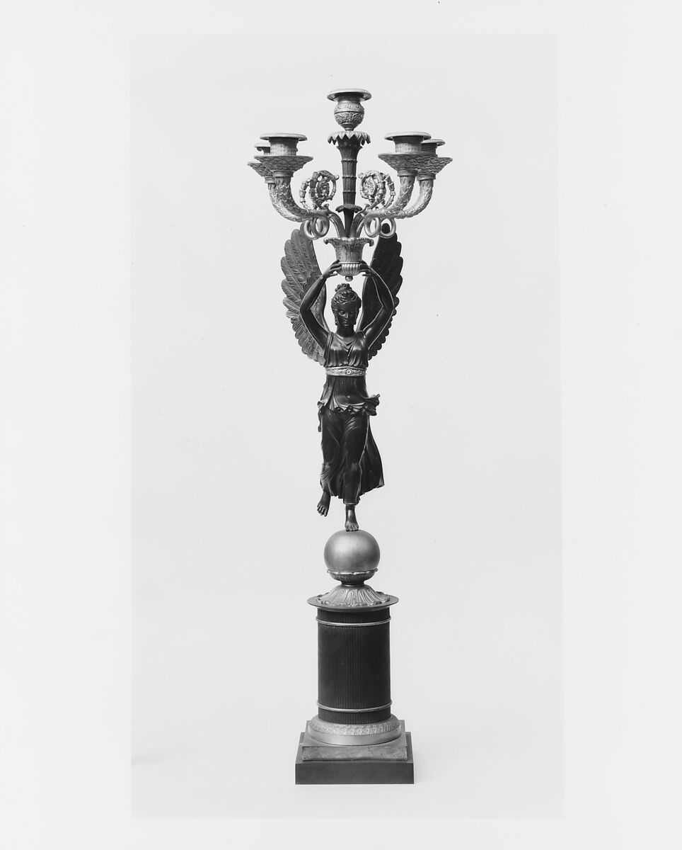 Candelabrum, Gilt bronze 