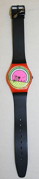 Watch, Swatch (Swiss, founded 1983), plastic, Swiss 