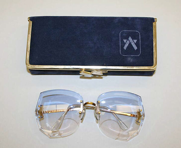 Eyeglasses, plastic (polyvinyl chloride, cellulose acetate), metal (brass), Swedish 