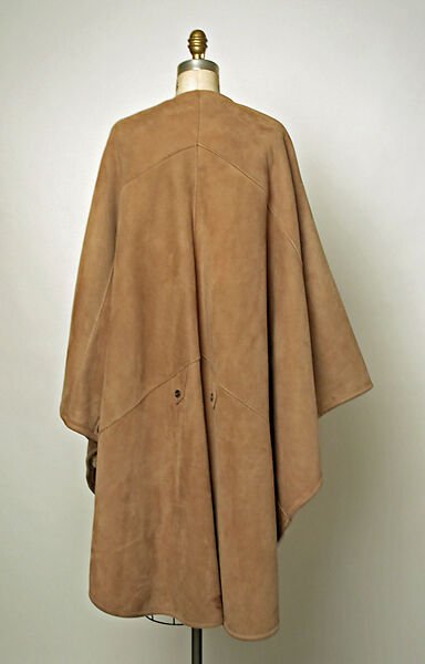 Cape, Hermès (French, founded 1837), sheepskin, French
