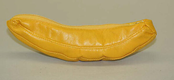 Coin purse, Attributed to Fiorucci (Italian, founded 1962), leather, Italian 