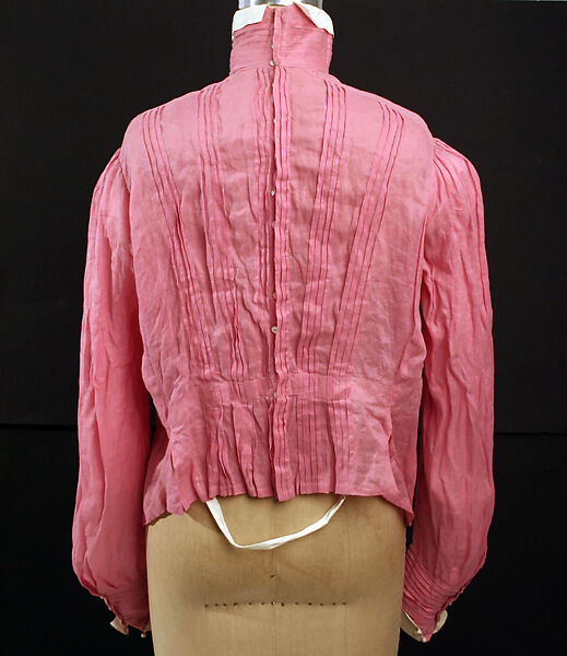 Blouse, linen, American