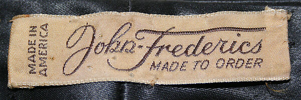 Hat, John-Frederics, Inc. (American, 1929–1948), silk, synthetic fiber, American