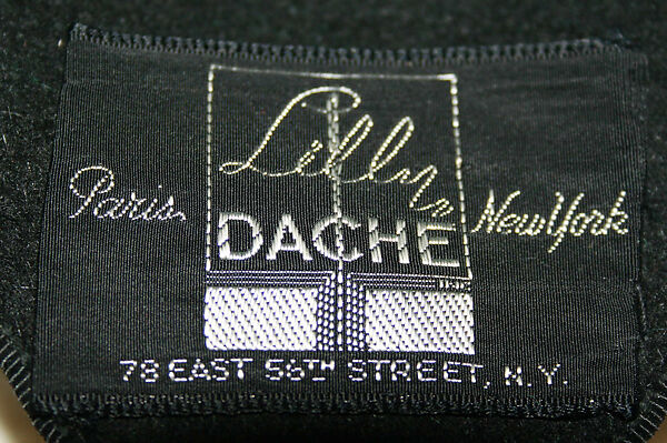 Hat, Lilly Daché (American (born France), Bègles 1898–1989 Louvecienne), wool, plastic, American