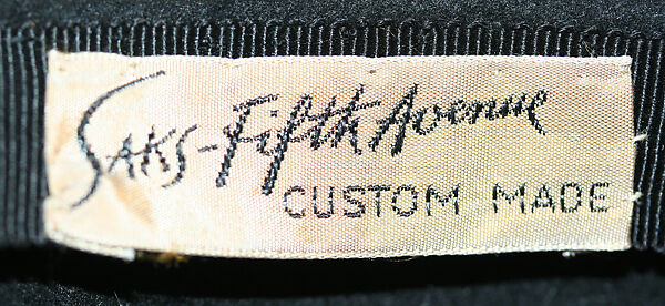 Hat, Saks Fifth Avenue (American, founded 1924), wool, feathers, American