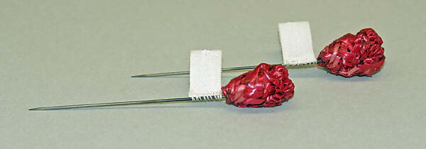 Hat, Clara Hats (American, active early–mid 20th century), straw, cotton, silk, American