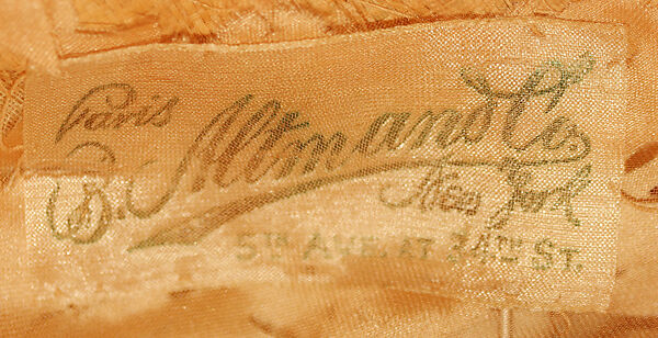 Hat, B. Altman &amp; Co. (American, 1865–1990), straw, silk, American