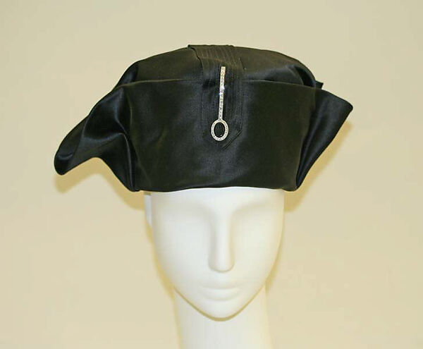 Hat, Wanamaker&#39;s (American), silk, American 