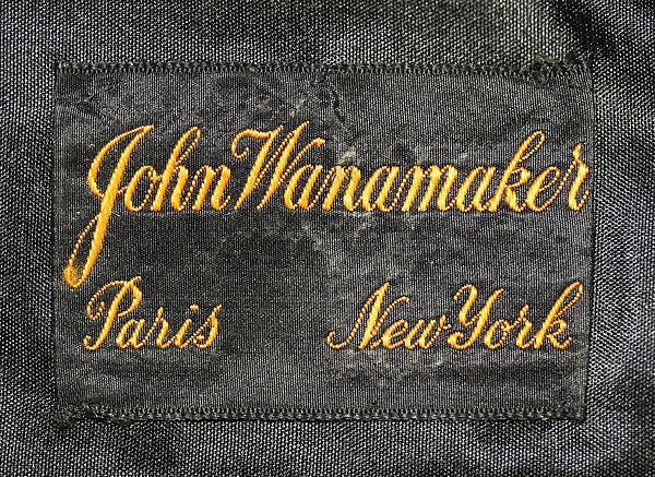 Hat, Wanamaker's (American), silk, American