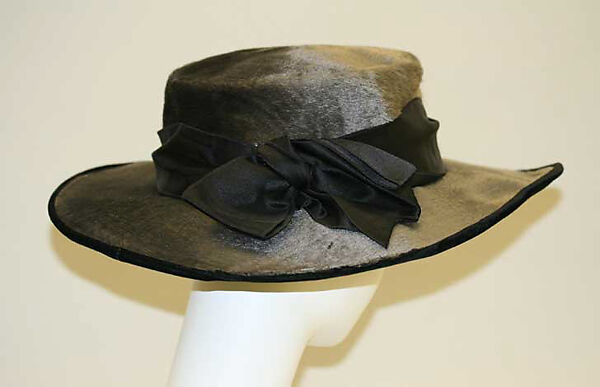 Hat, silk, American