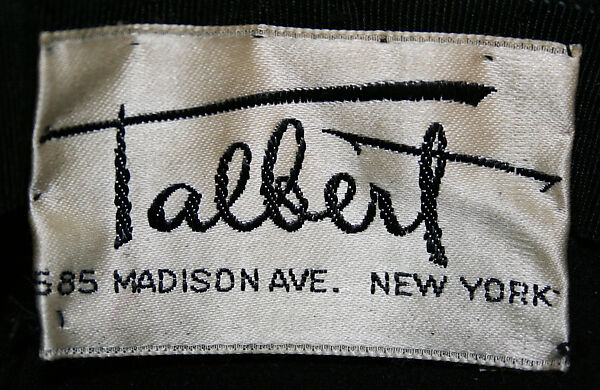 Hat, wool, rayon, American