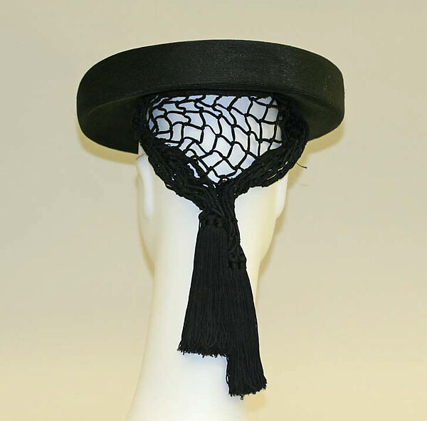 Hat, Rose Valois (French), straw, rayon, French