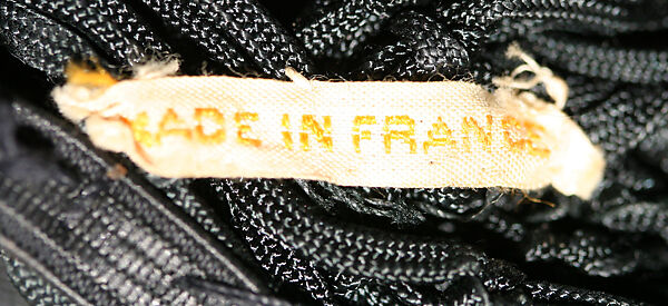 Hat, Rose Valois (French), straw, rayon, French