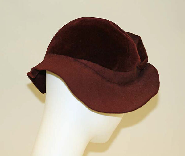 Hat, Julius Garfinckel &amp; Co. (American), fur, felt, American