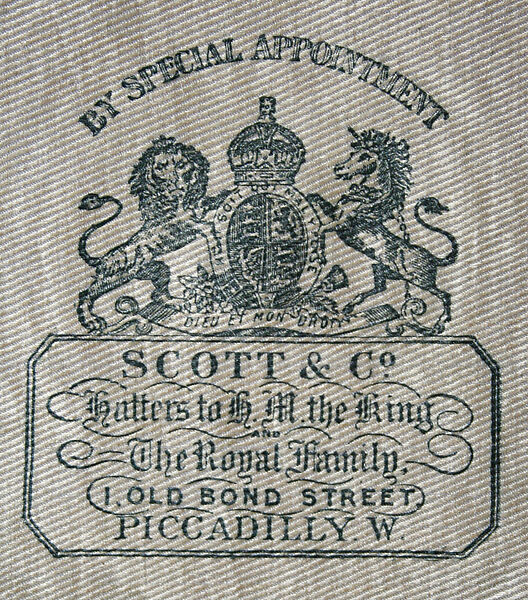 Hat, wool, feathers, American or European