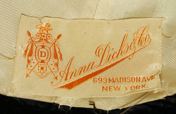 Hat, silk, straw, American