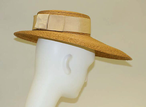 Hat, straw, American or European