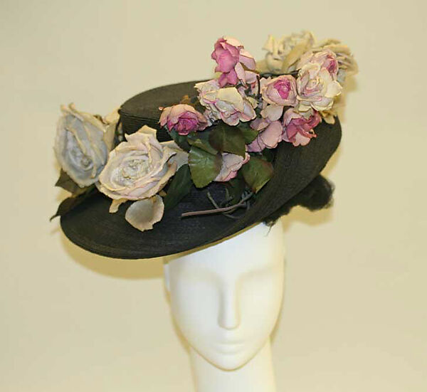 Hat, straw, probably American 