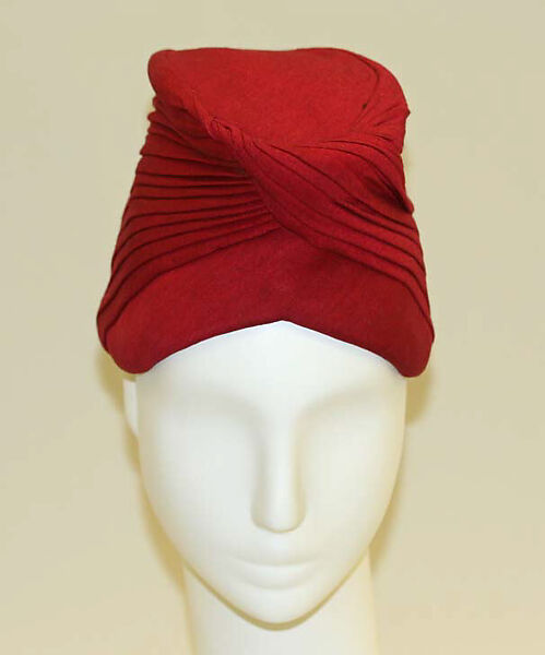 Turban, John-Frederics (American, 1929–1948), wool, American 