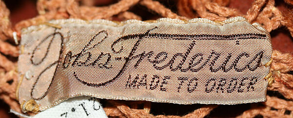 Hat, John-Frederics, Inc. (American, 1929–1948), [no medium available], American