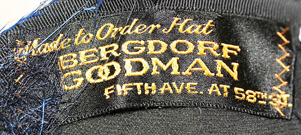 Toque, [no medium available], American
