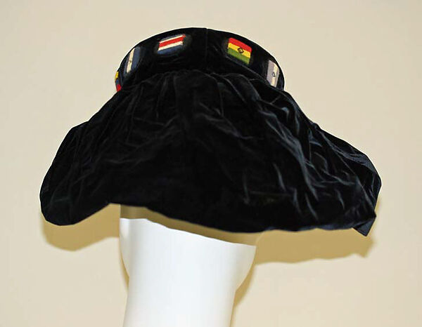 Pillbox hat, Gladys &amp; Belle, wool, American