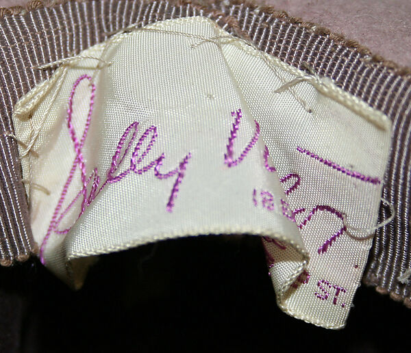 Hat, Sally Victor (American, 1905–1977), wool, American