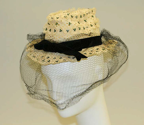 Hat, Lilly Daché (American (born France), Bègles 1898–1989 Louvecienne), [no medium available], American 