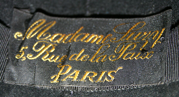 Hat, Madame Suzy (French), wool, French
