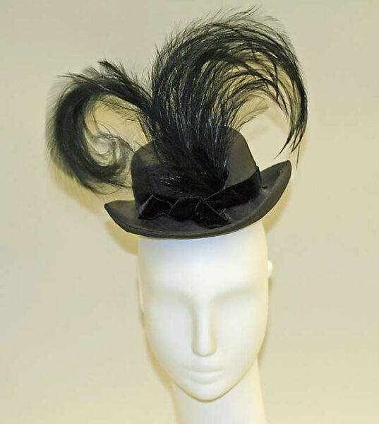 Hat, Lilly Daché (American (born France), Bègles 1898–1989 Louvecienne), silk, American 