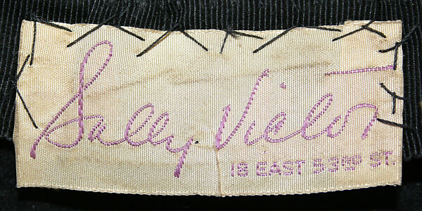 Hat, Sally Victor (American, 1905–1977), [no medium available], American
