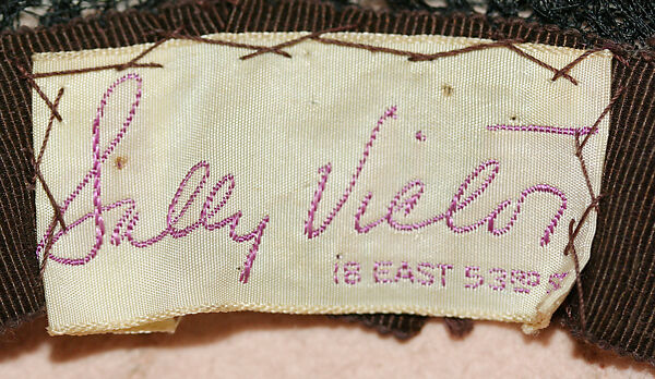 Hat, Sally Victor (American, 1905–1977), [no medium available], American